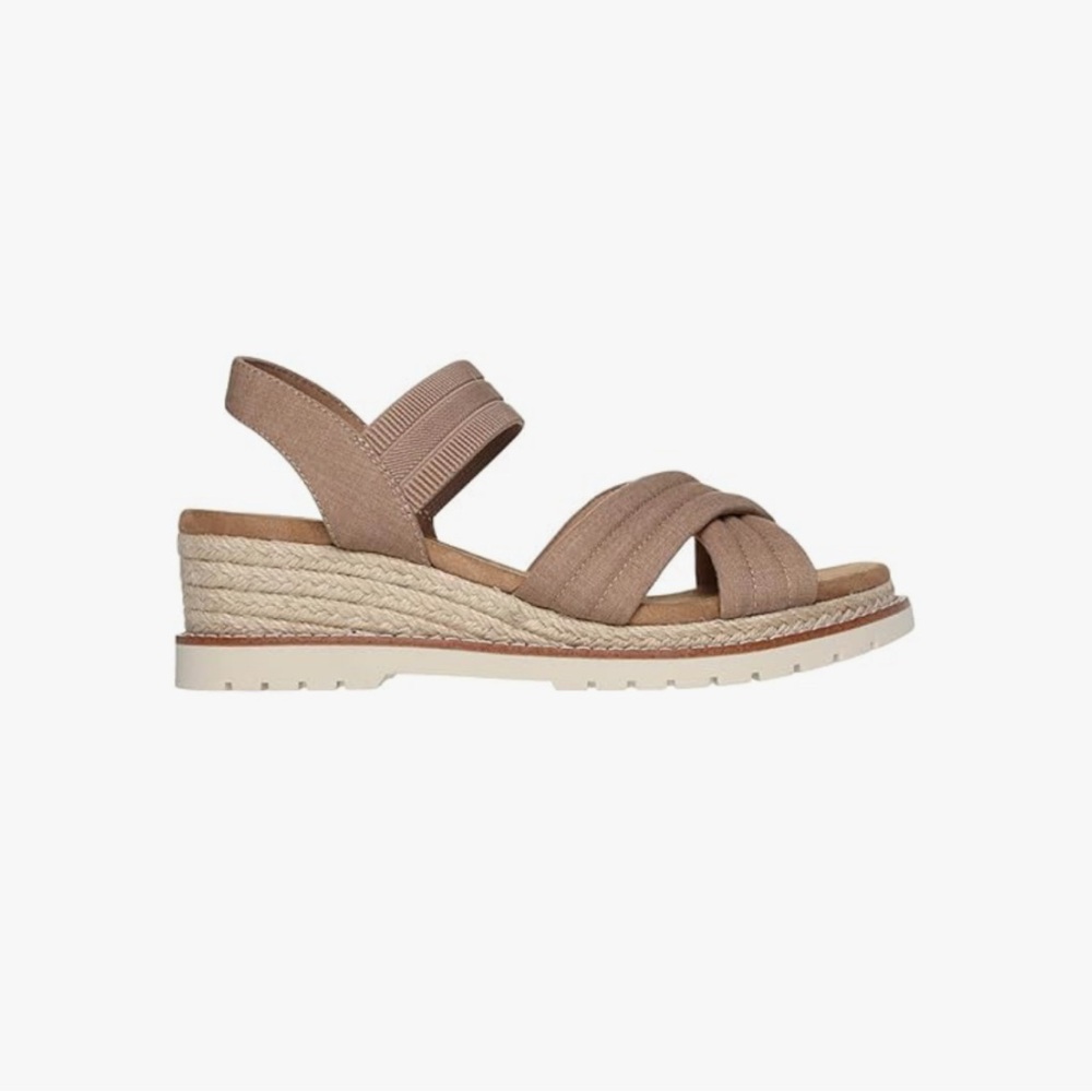 BOBS from Skechers Tan Wedges